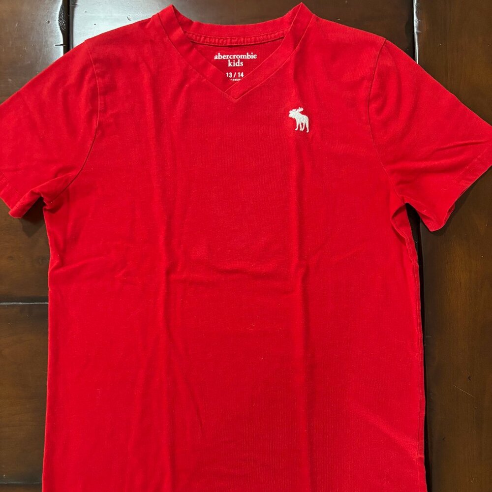 Abercrombie kids essential icon crew tee